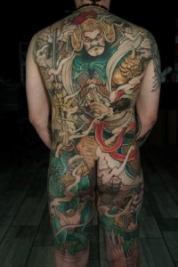 full body japanese tattoo style