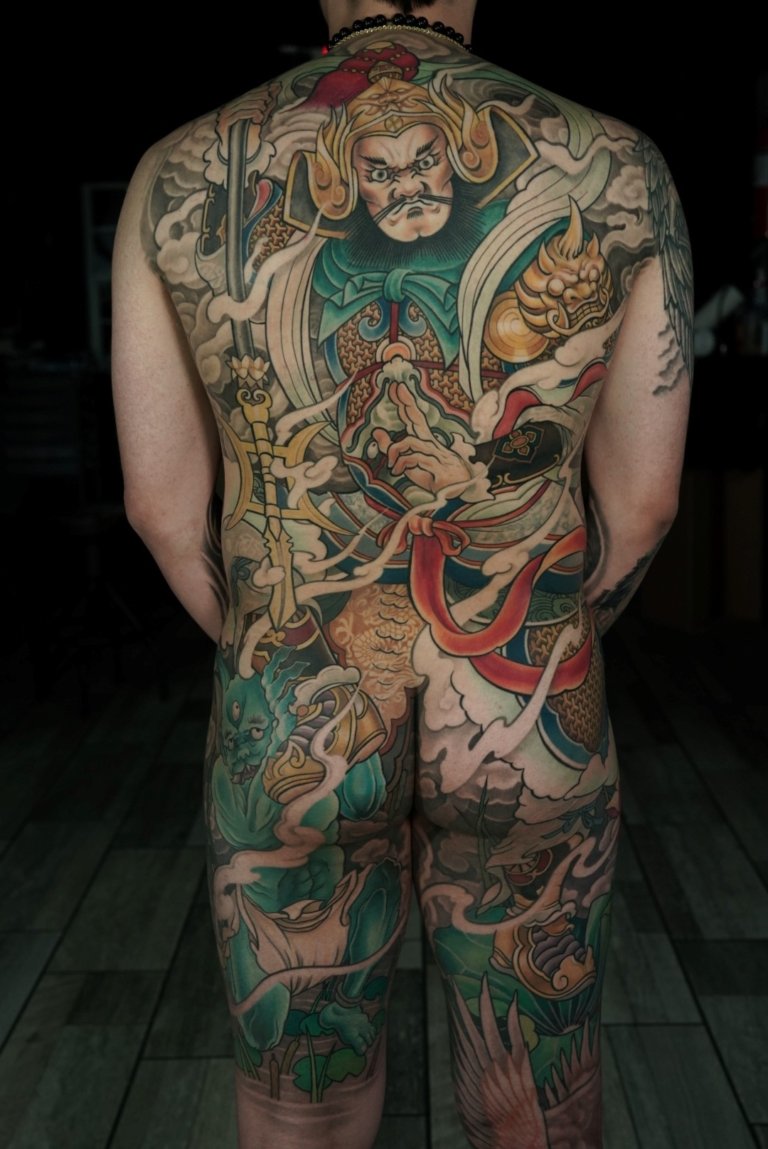full body japanese tattoo style