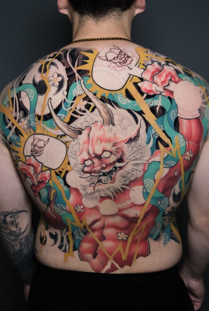 japanese tattoo full back