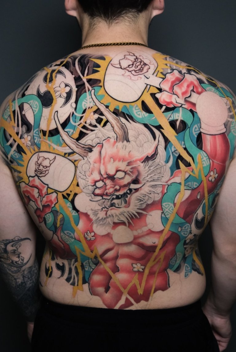 japanese tattoo full back