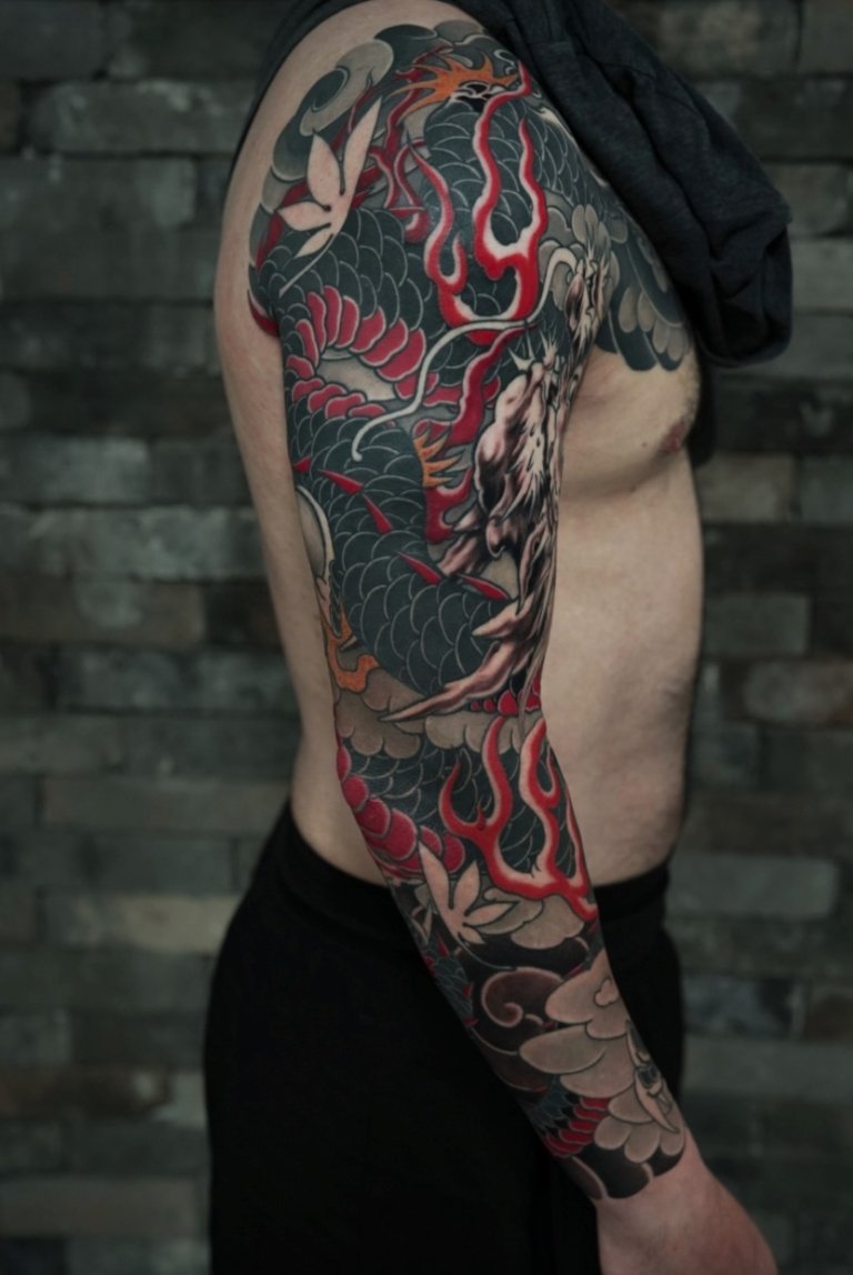 japanese tattoo full sleeve