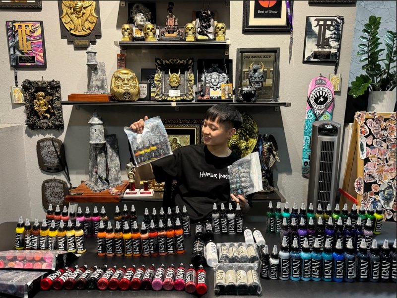 I - minh pham - uses high-quality tattoo ink