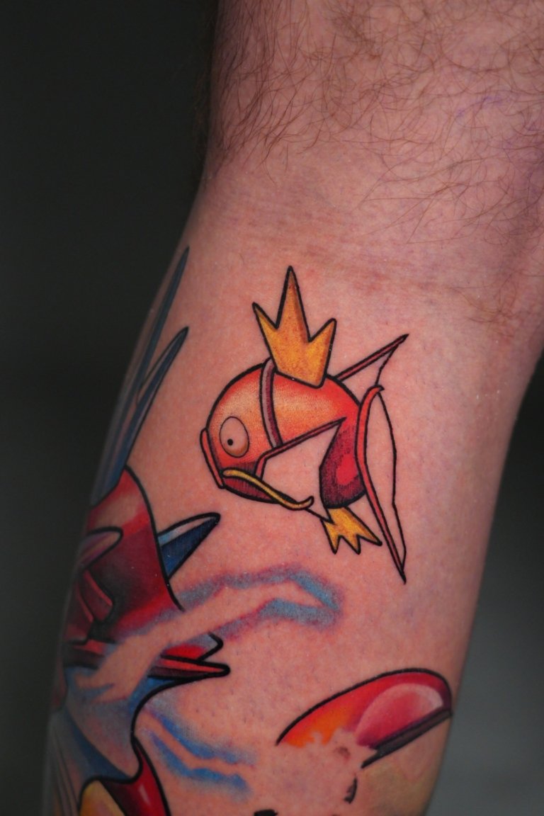 fish anime tattoo