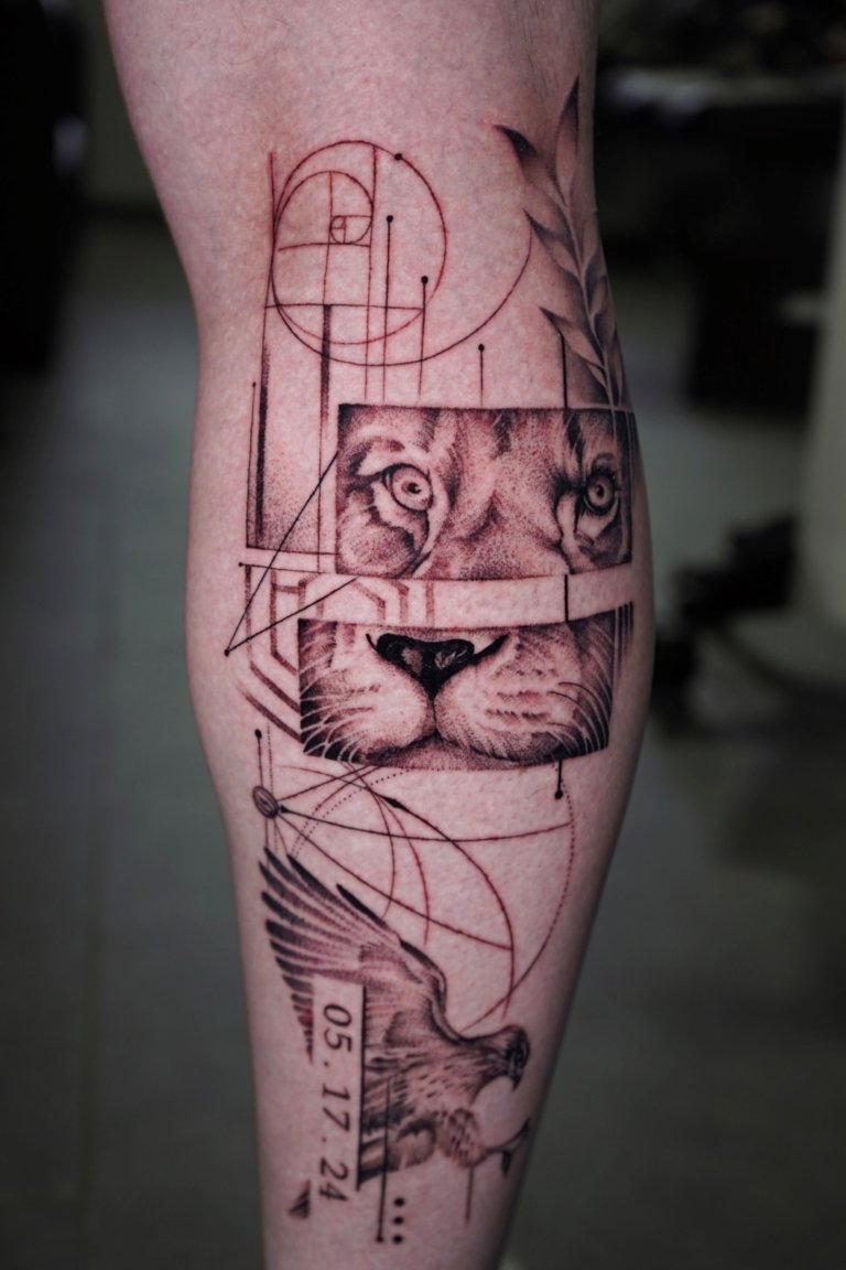 geometric tattoo