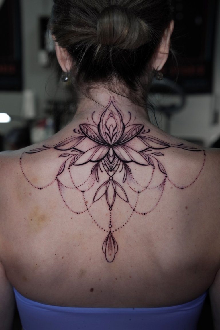 geometric tattoo style