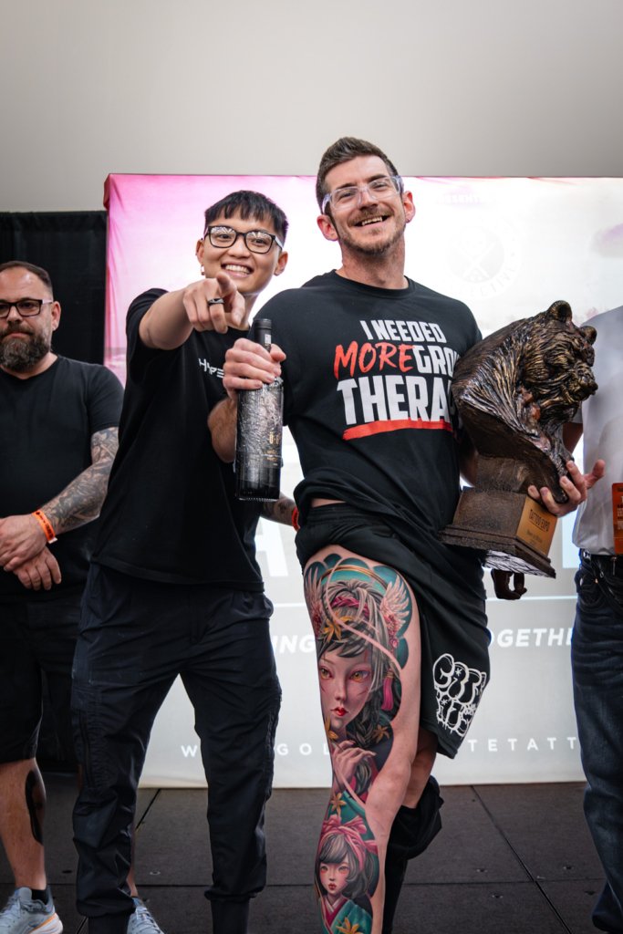 Minh Pham tattoo artist wins awards best of show