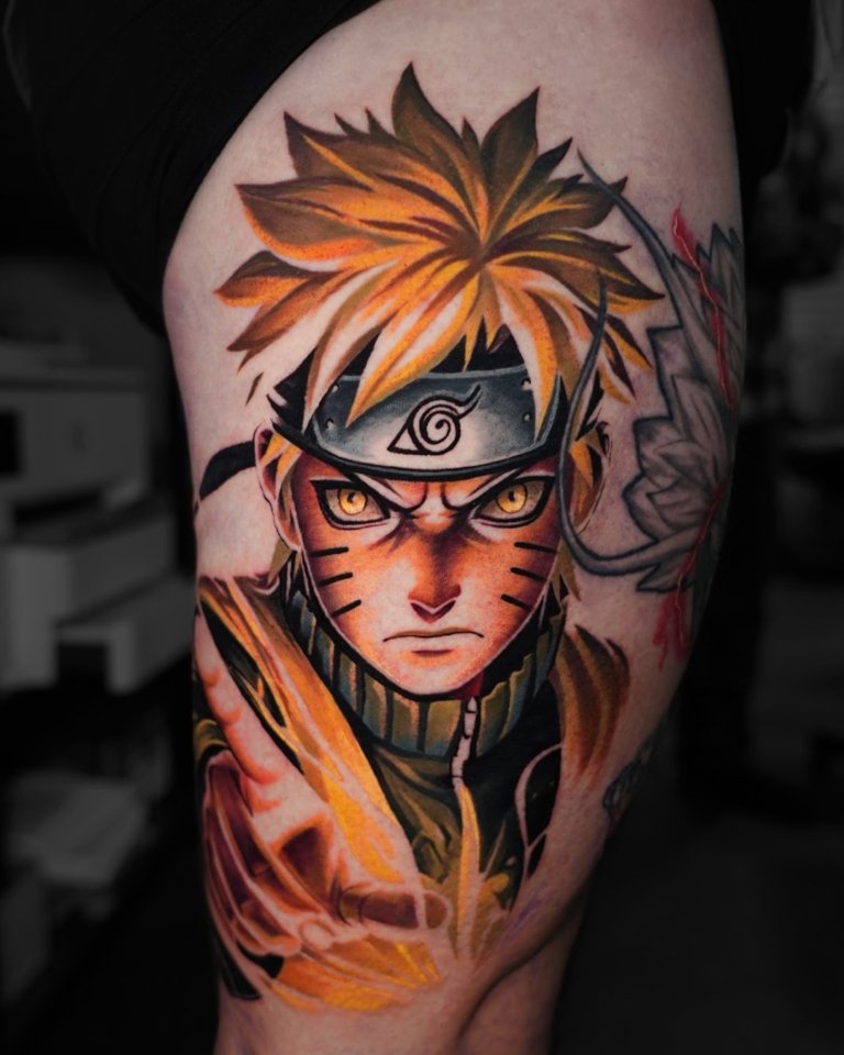 naruto anime tattoo