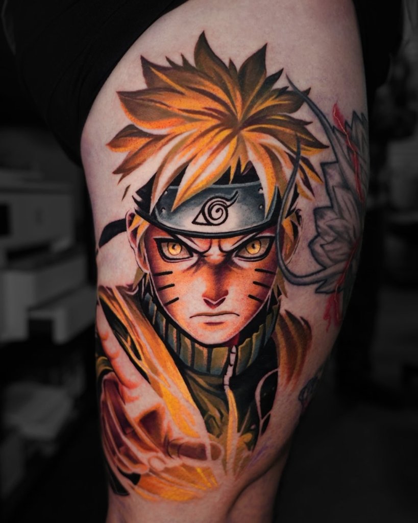 naruto anime tattoo