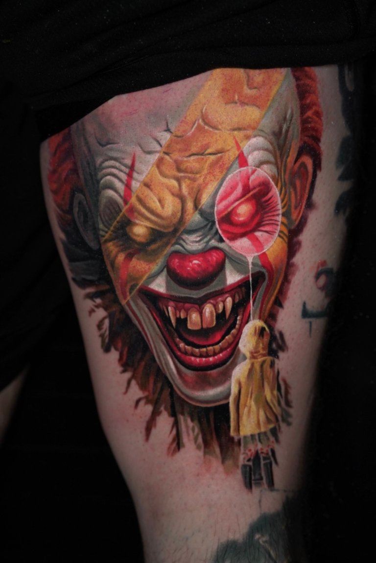 upper arm fantasy tattoo