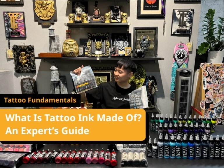 what is tattoo ink made of