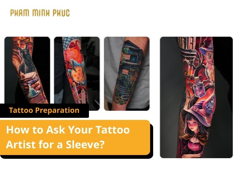 asking your tattoo artist about a sleeve