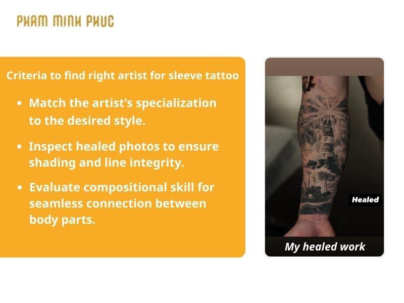 guide to find right tattoo artist for your sleeve