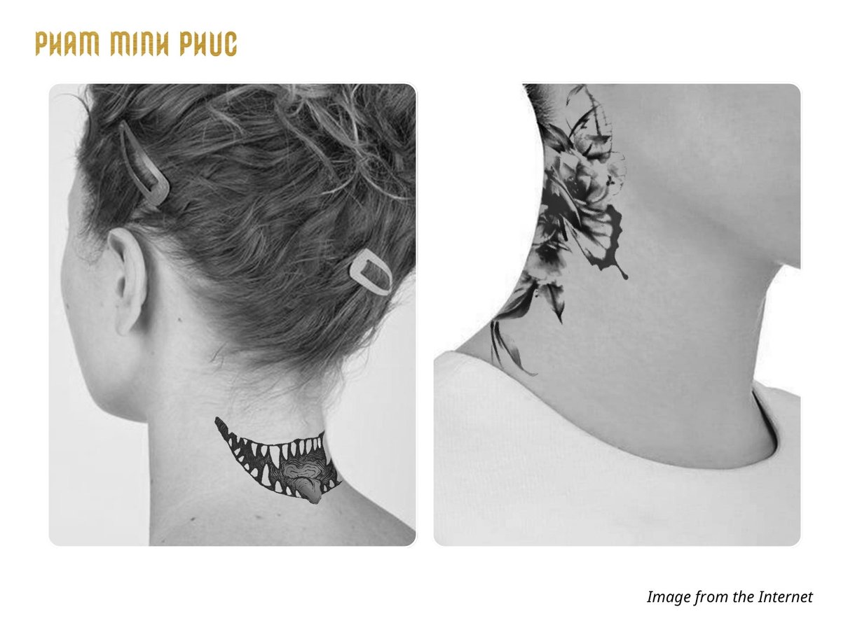 back of neck tattoo placement