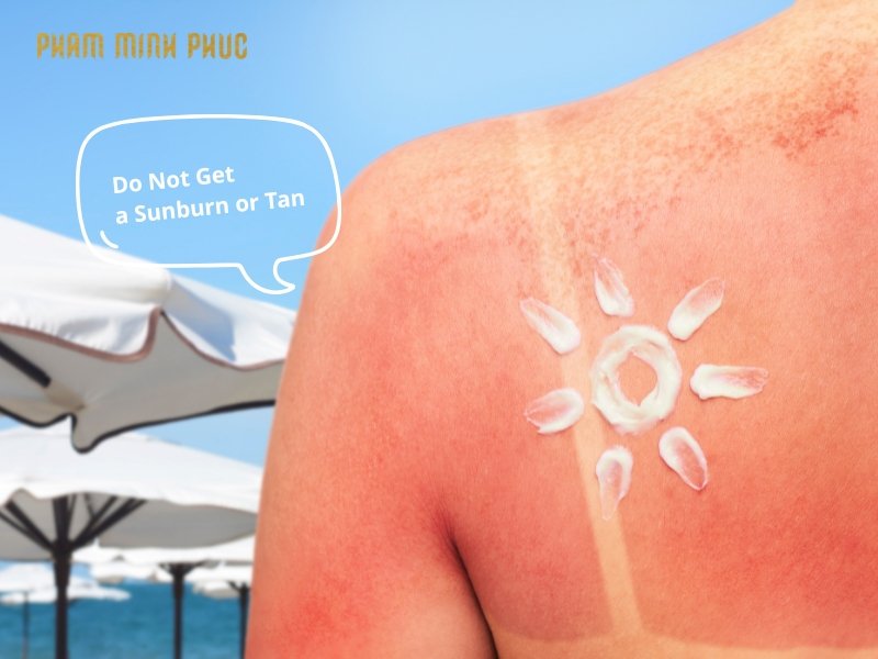 Do not get a sunburn or tan before your tattoo