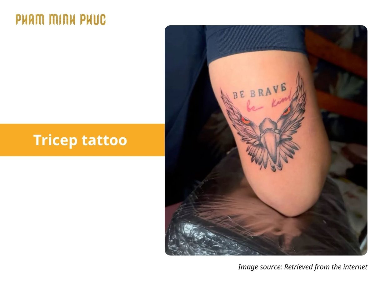 eagle tricep tattoo