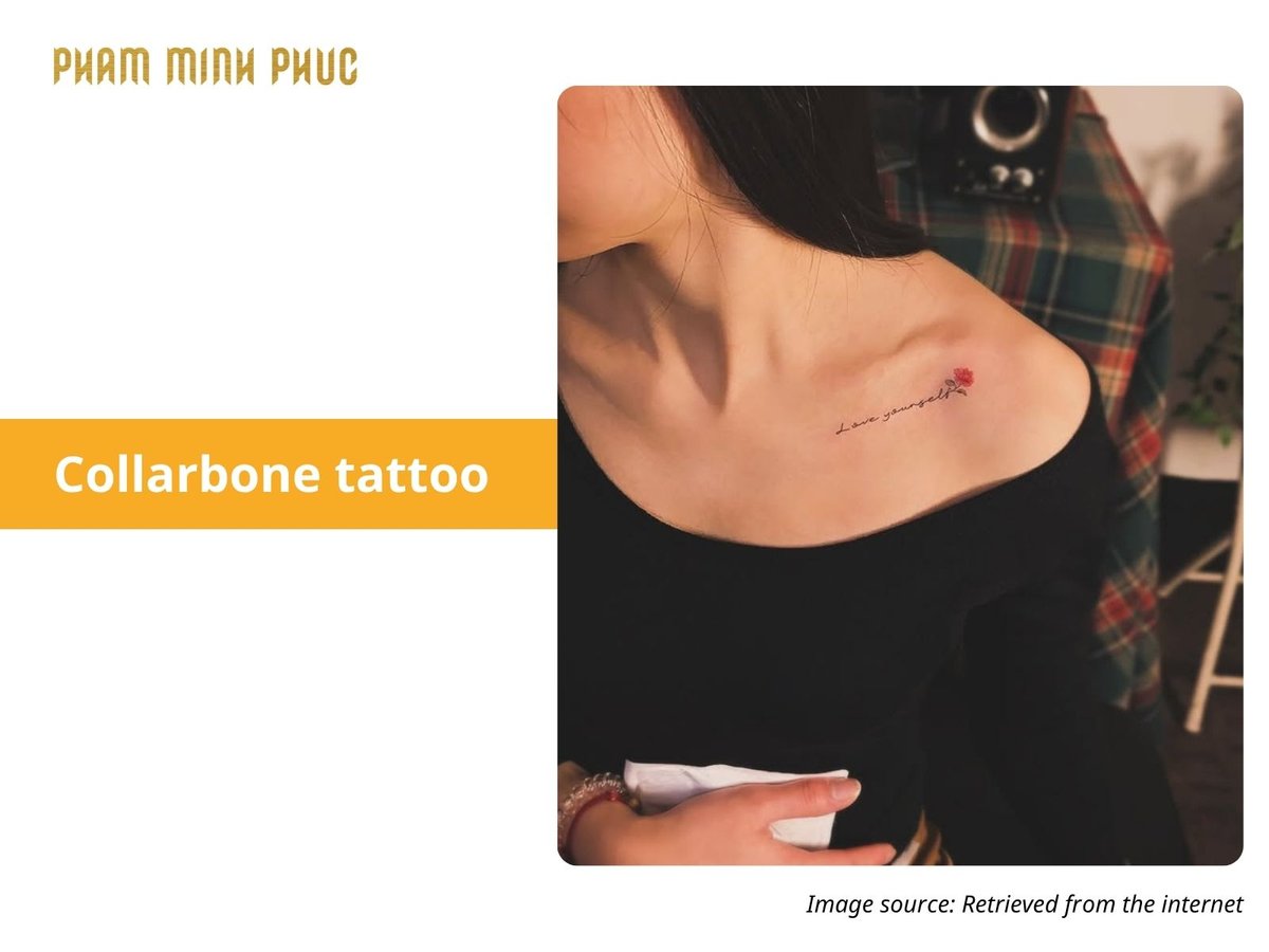 Fineline collarbone tattoo idea