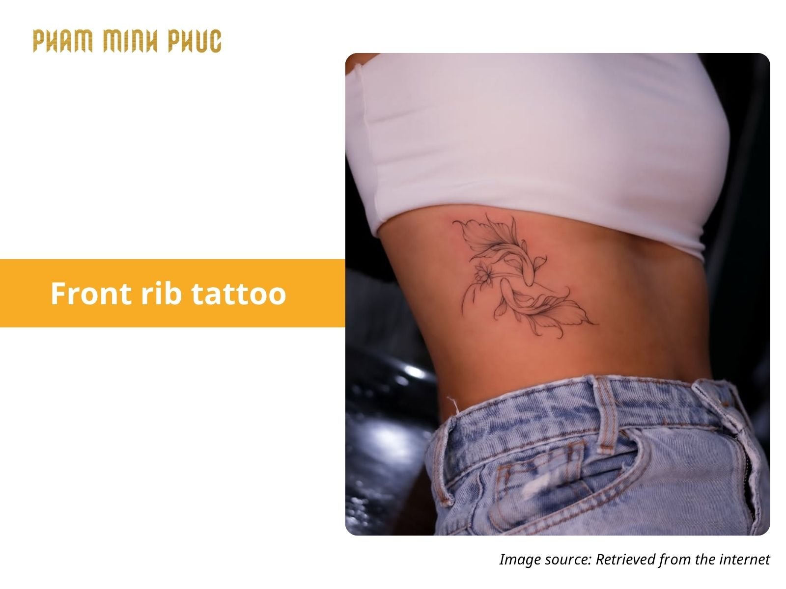 fineline front rib tattoo