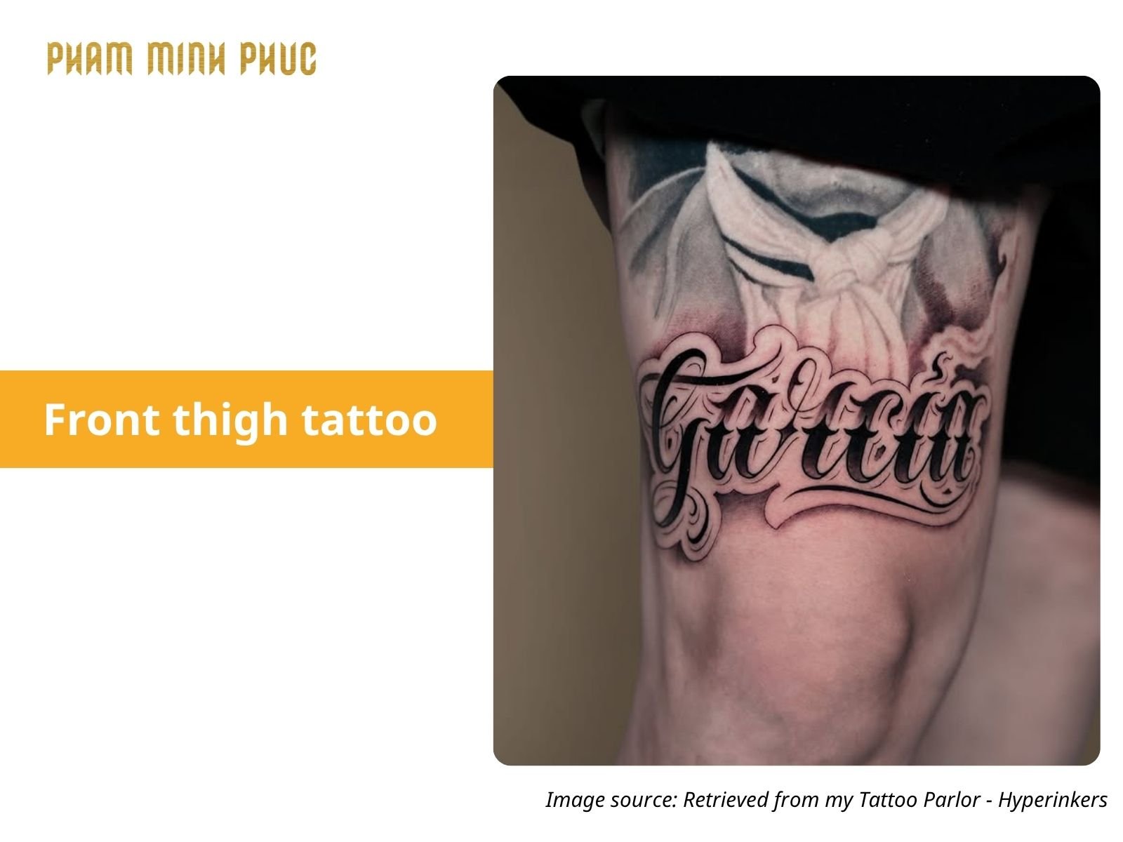 front thigh tattoo
