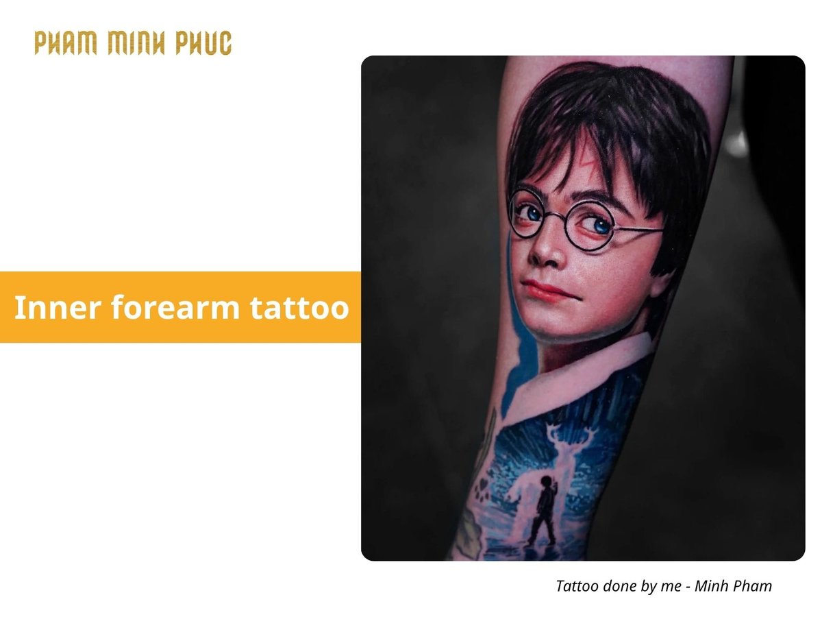 harry potter inner forearm tattoo idea