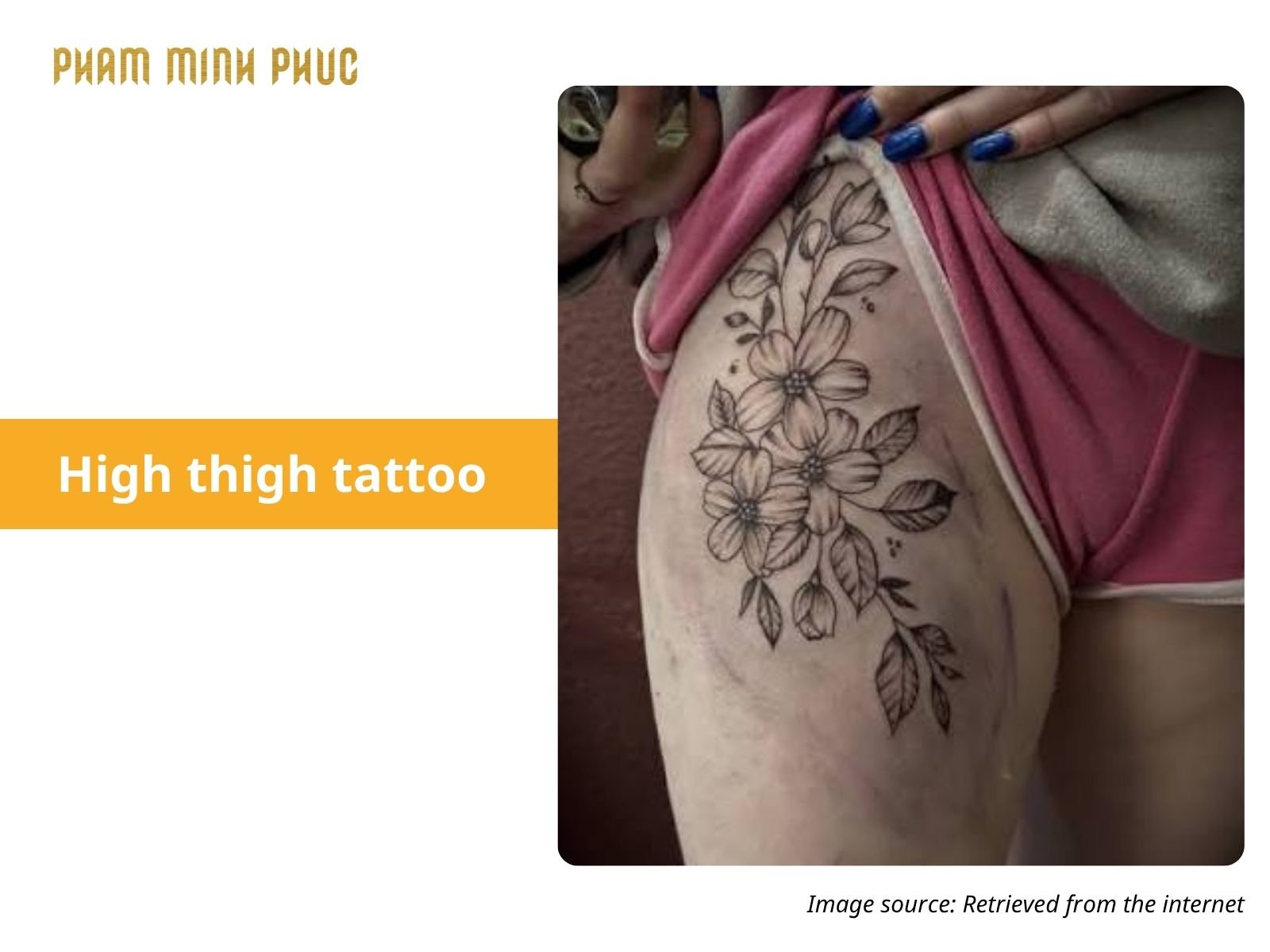 high thigh tattoo