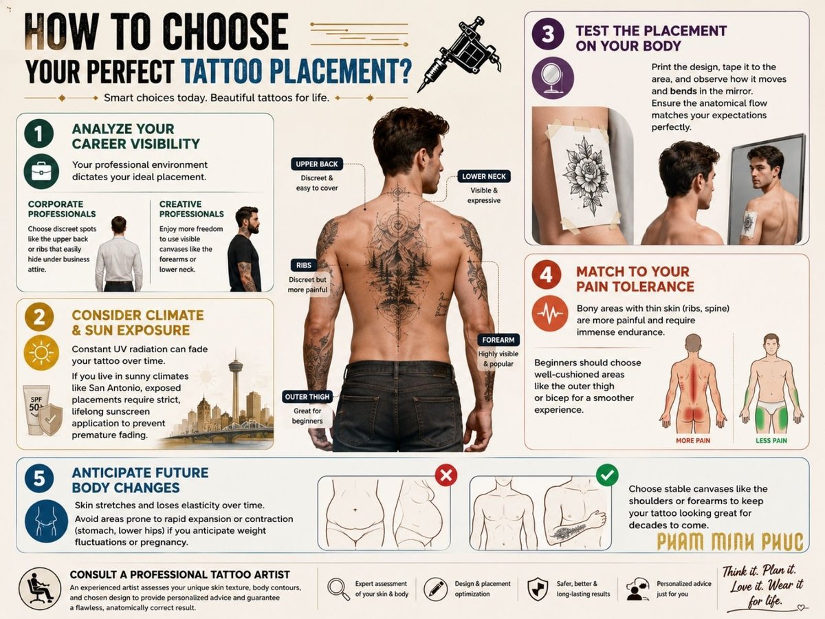 Guide to choose perfect tattoo placement