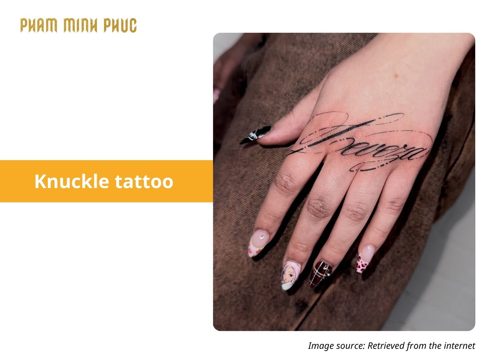 letter knuckle tattoo