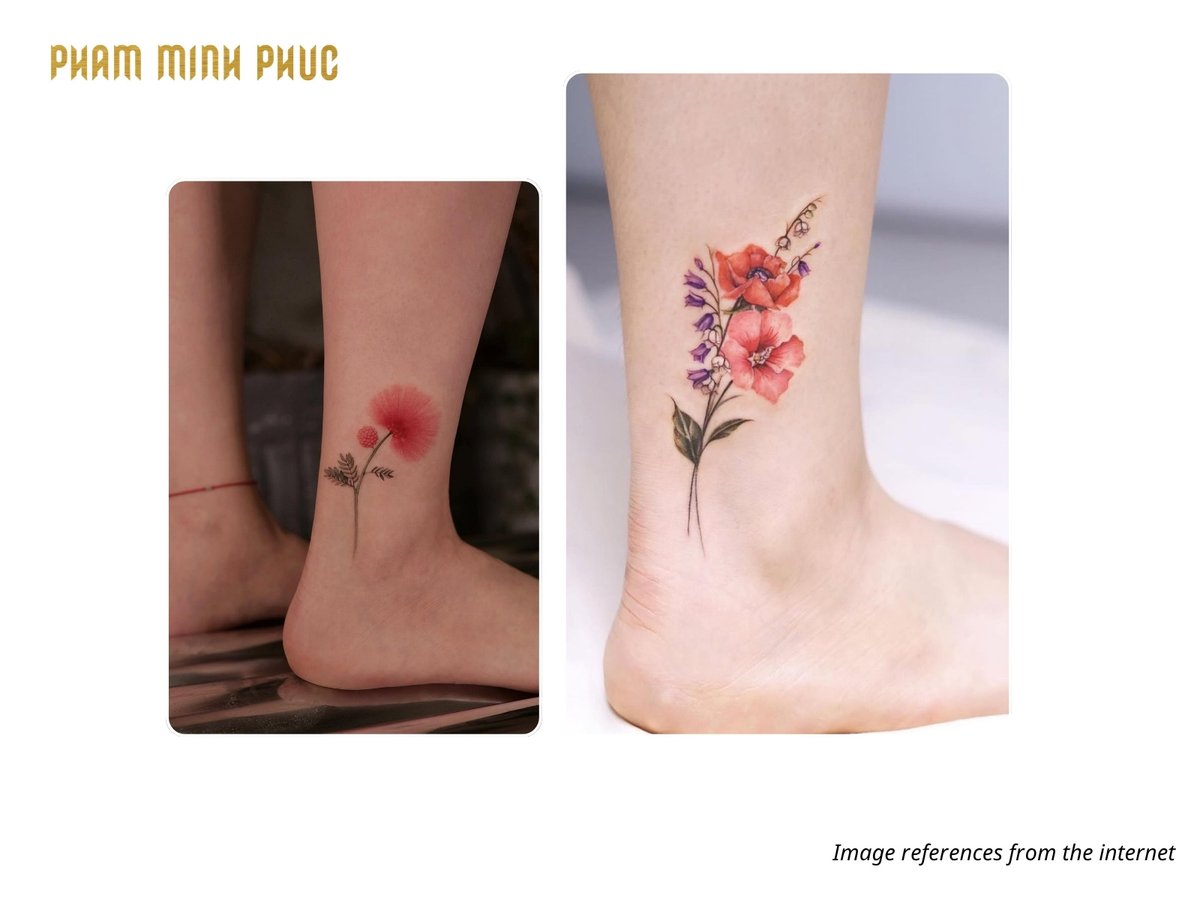 Outer ankle tattoo