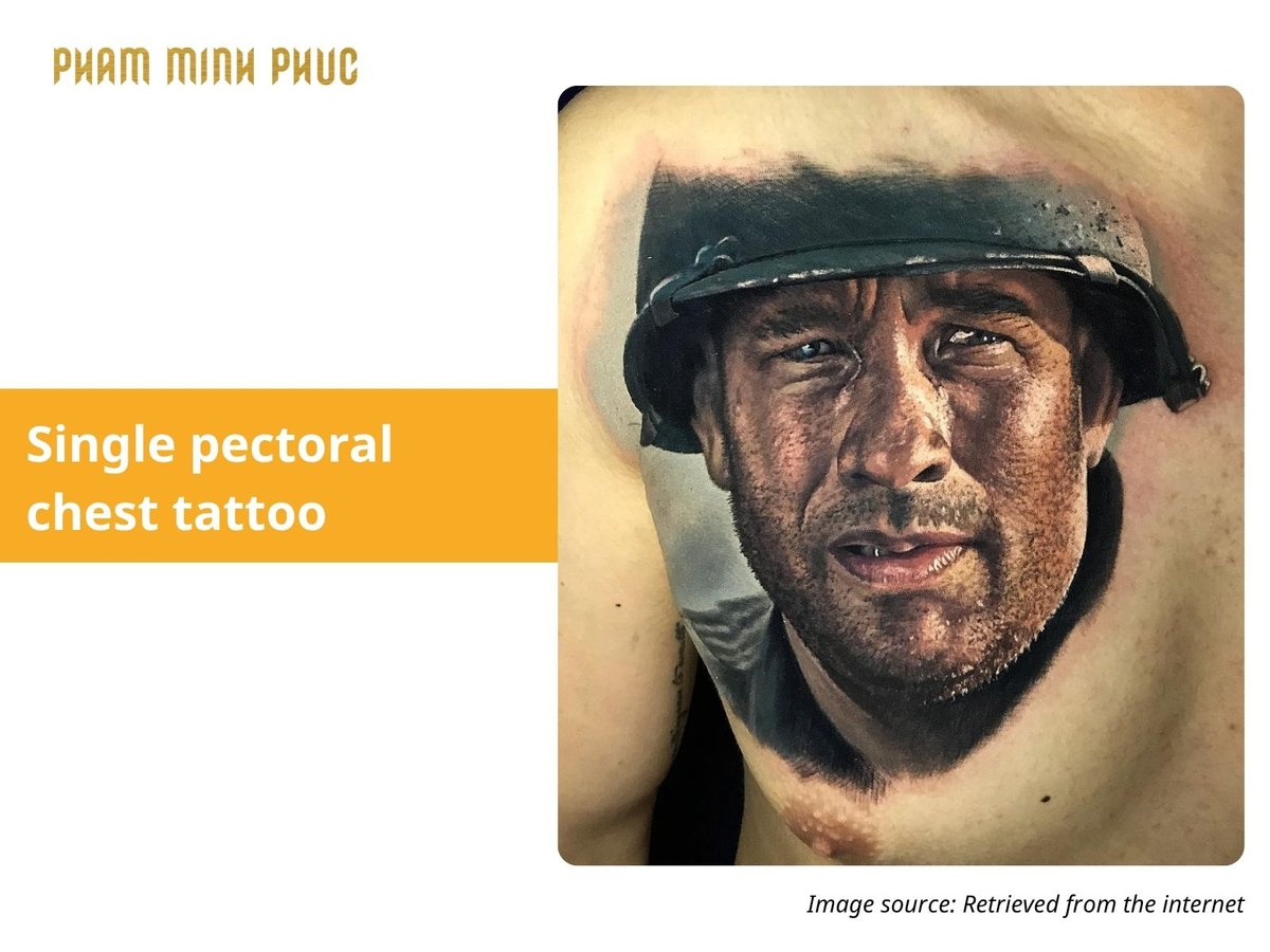 portrait right pectoral chest tattoo