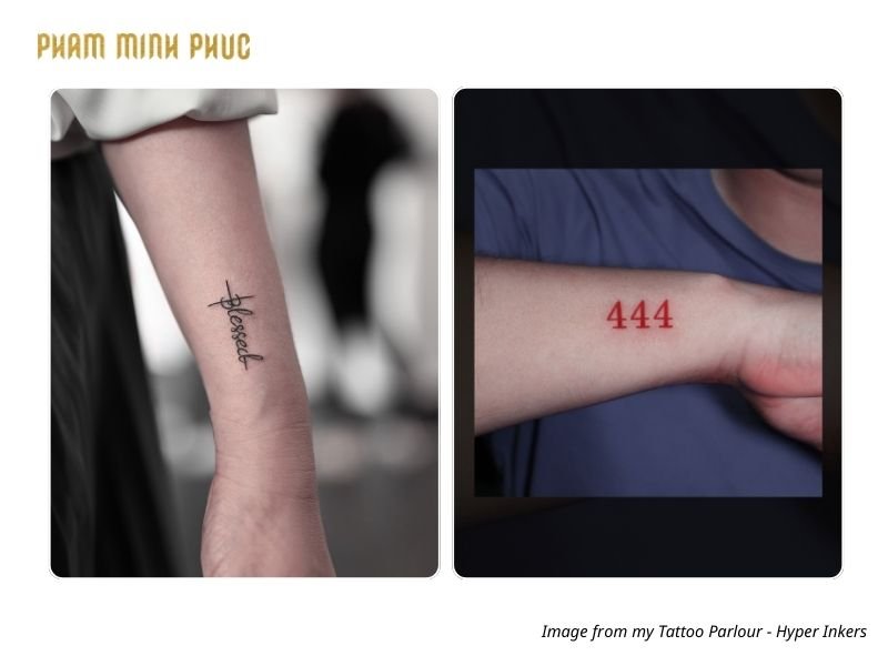 side of wrist tattoo placement