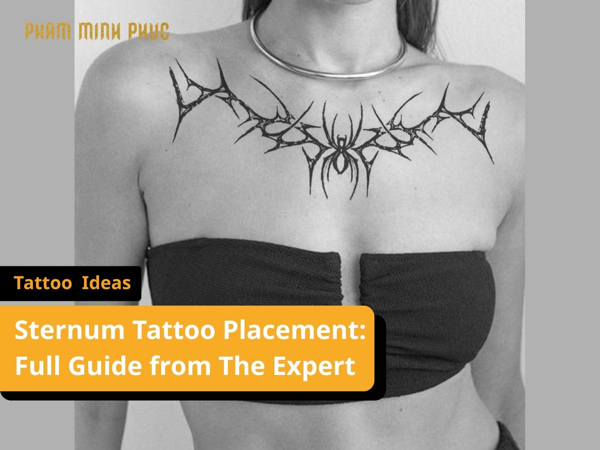 sternum tattoo placement
