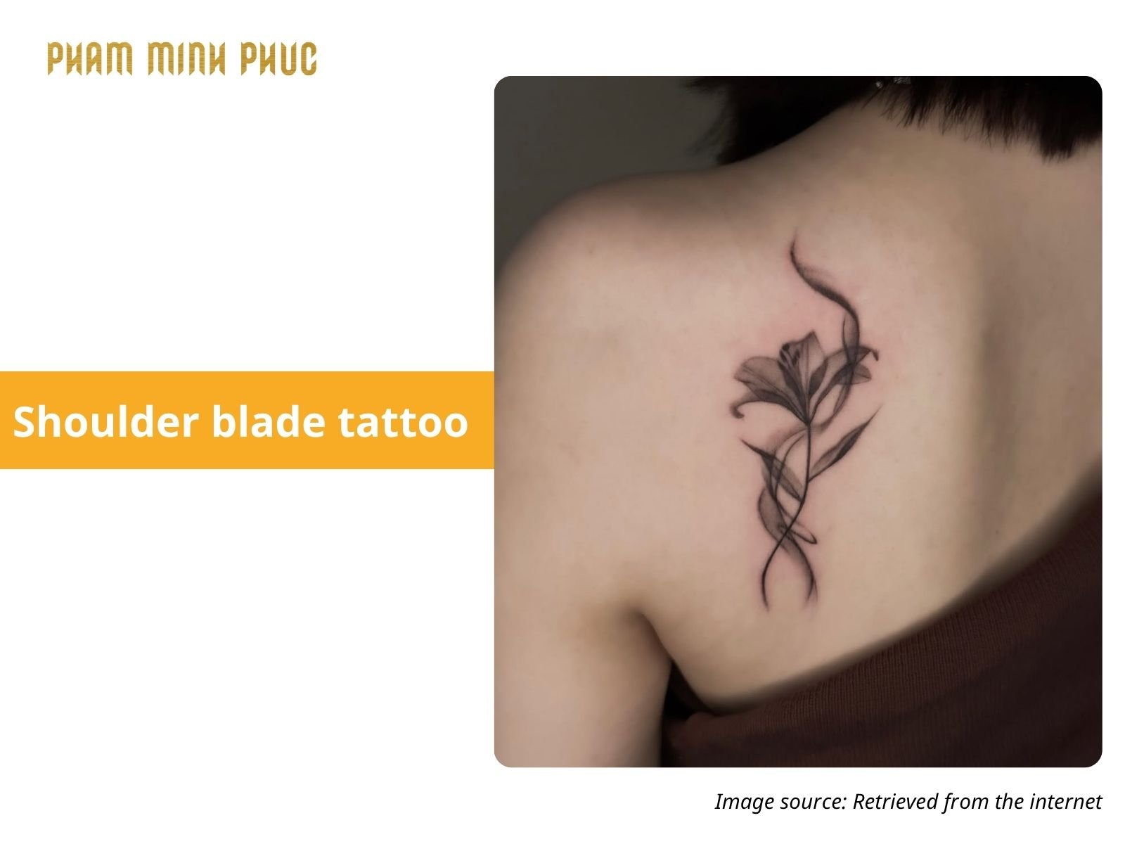 symbol shoulder blade tattoo