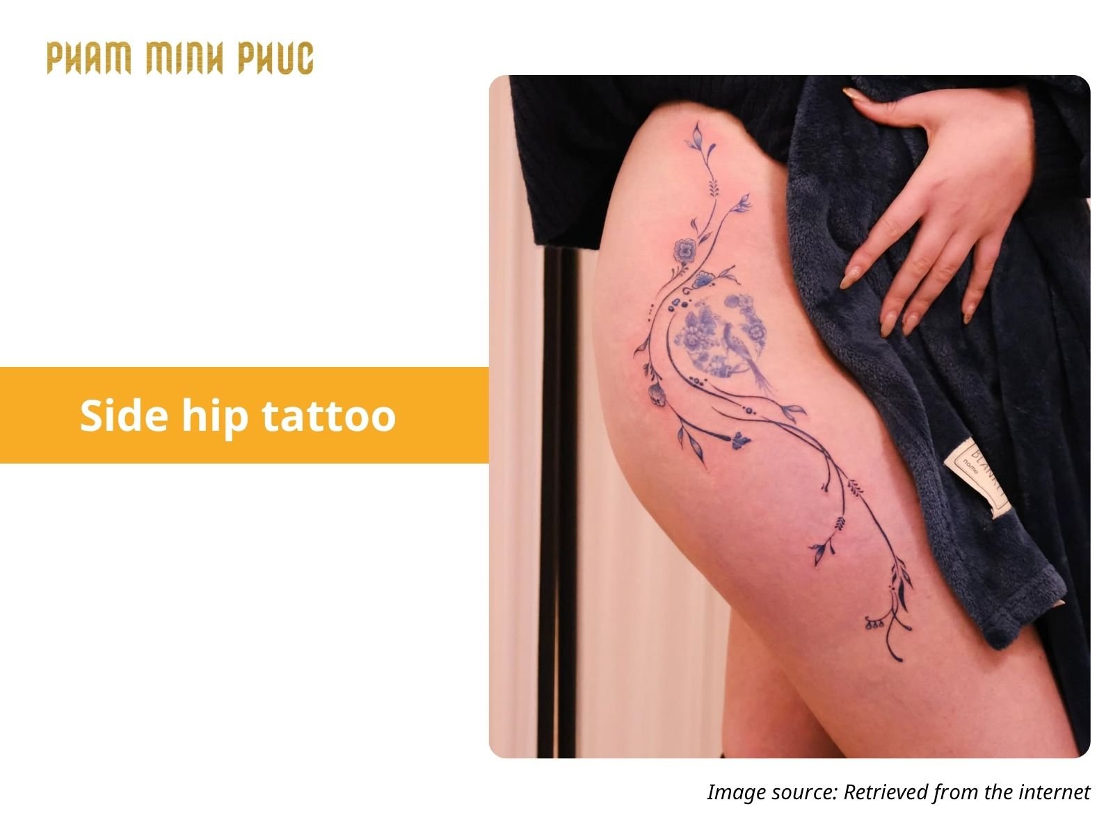 symmetrical side hip tattoo
