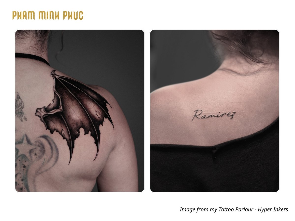 the back shoulder tattoo placement
