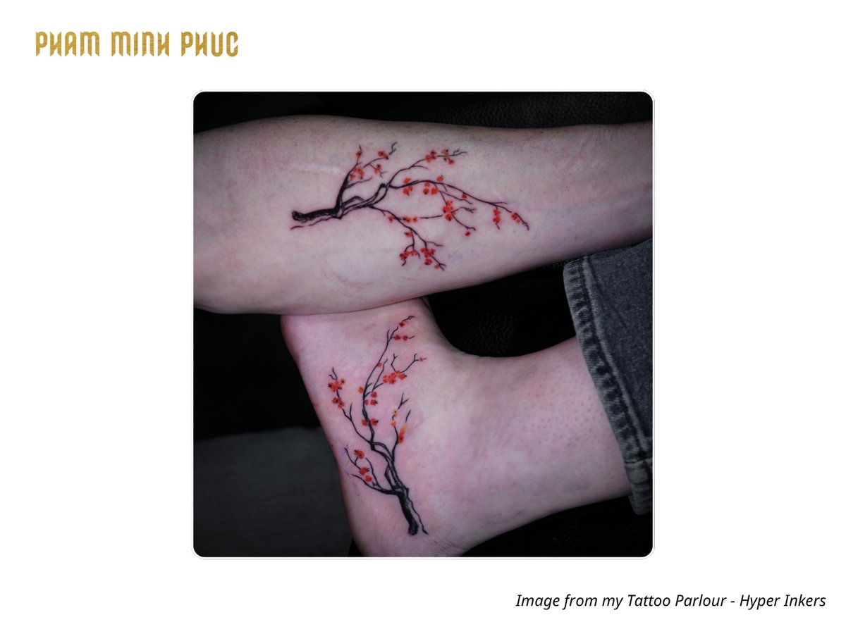 sides of the foot tattoo
