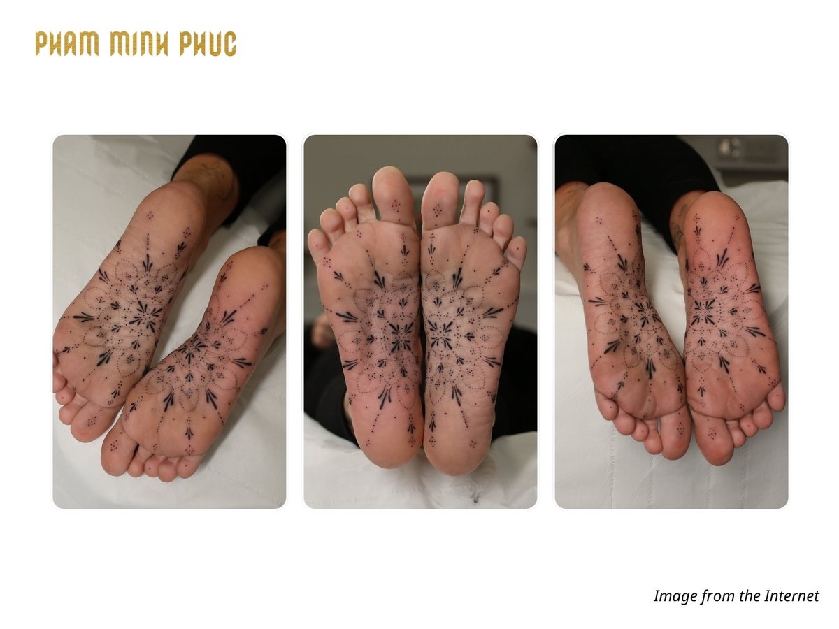 sole of the foot tattoo