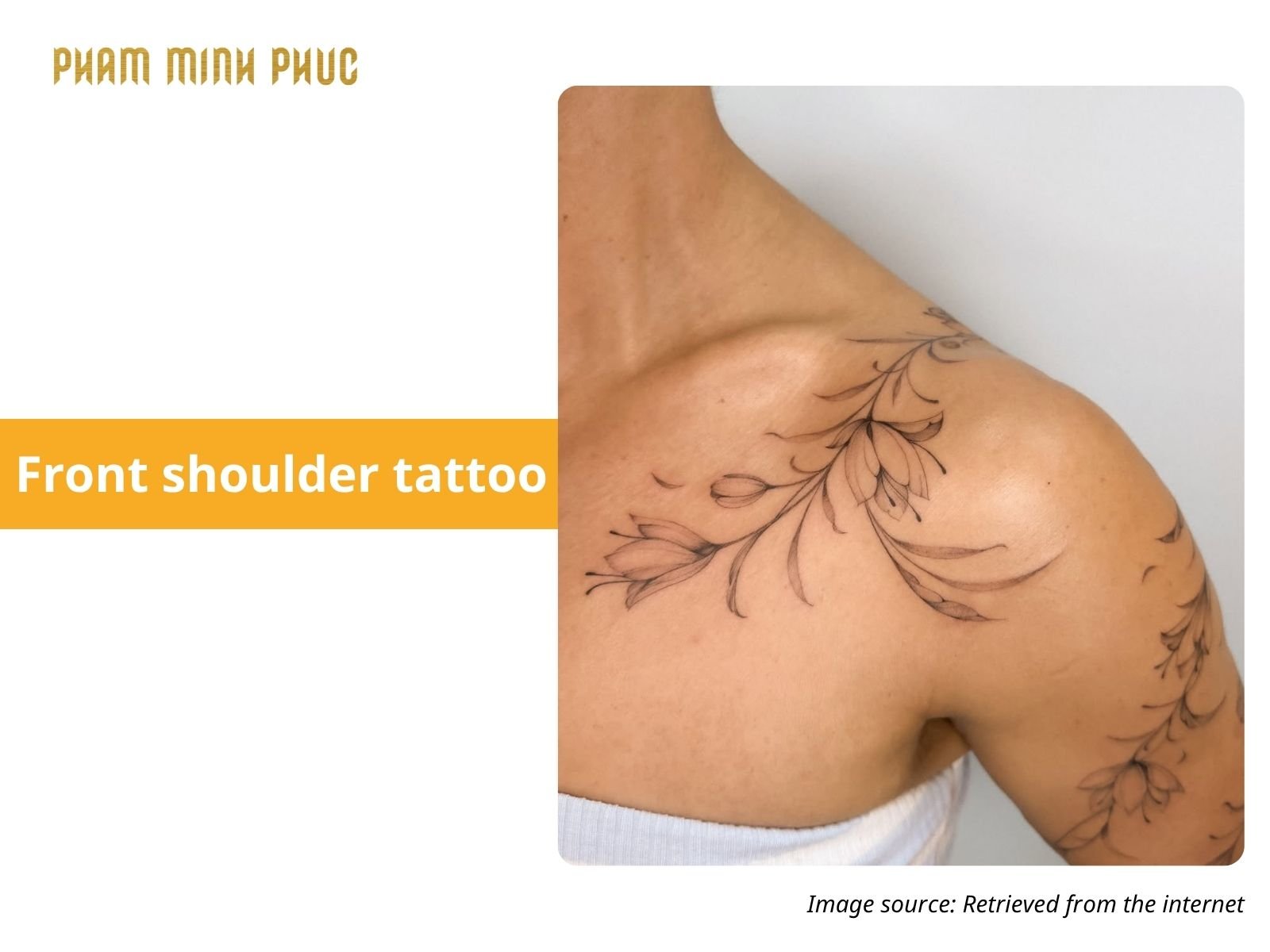 botanical front tattoo
