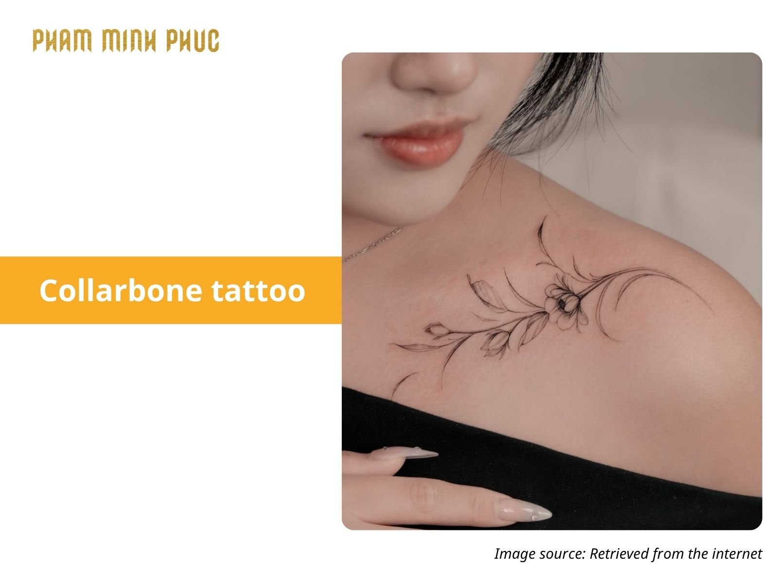 fineline collarbone tattoo