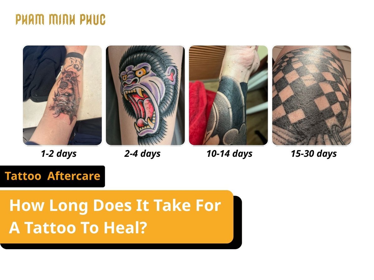 how long does it take for a tattoo to heal