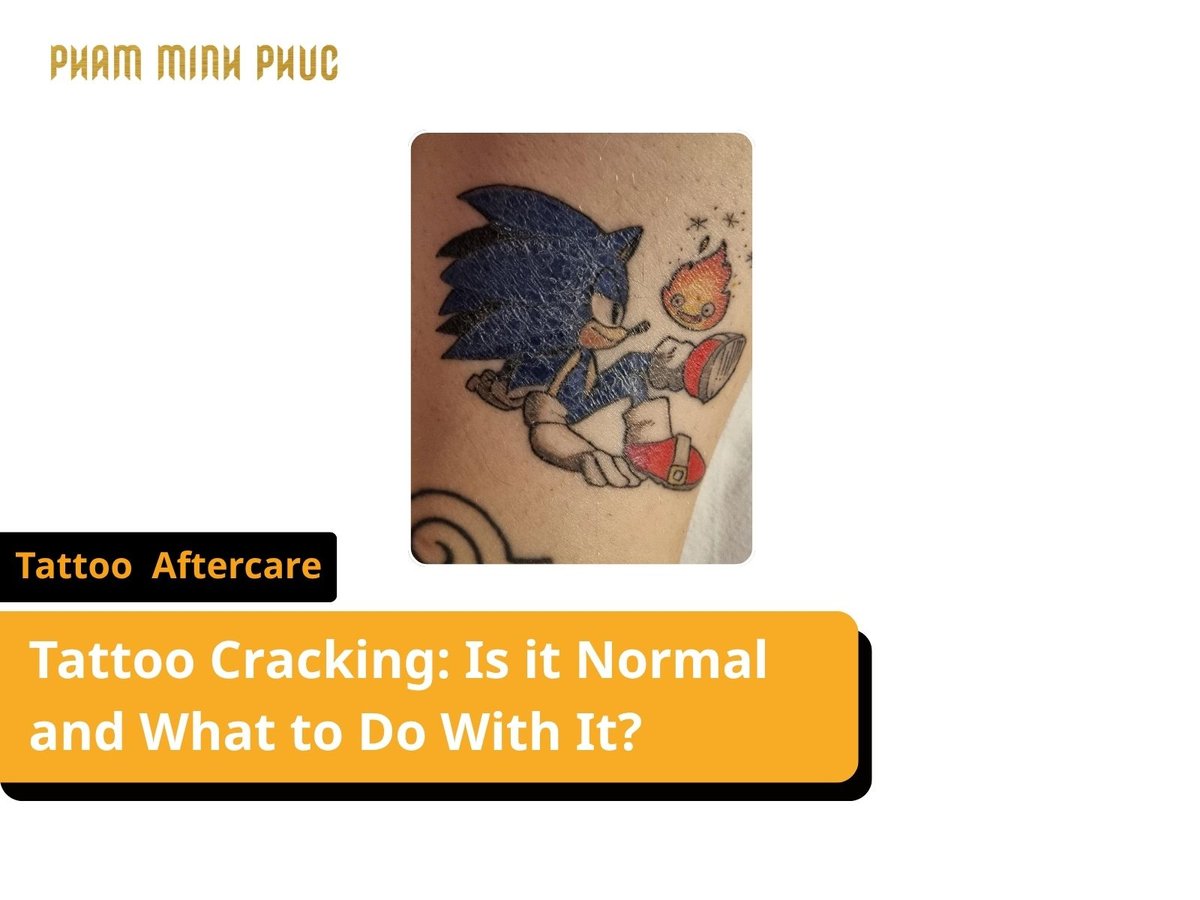 tattoo cracking