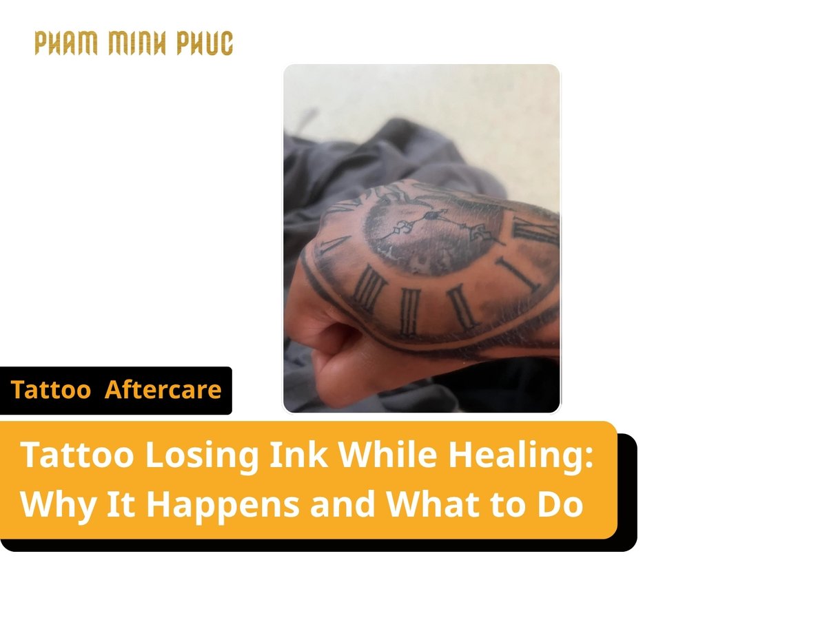 Tattoo losing ink while healing