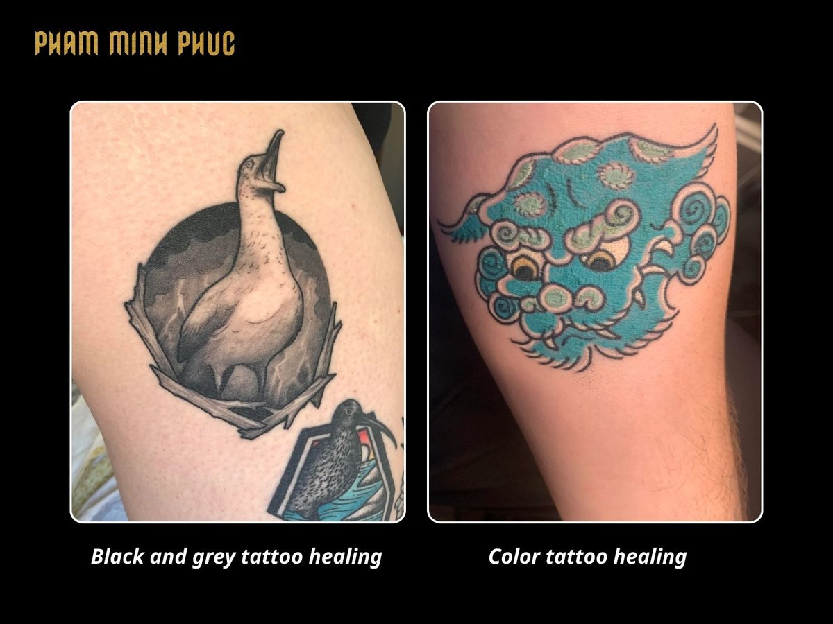 Different tattoo styles affect tattoo healing time