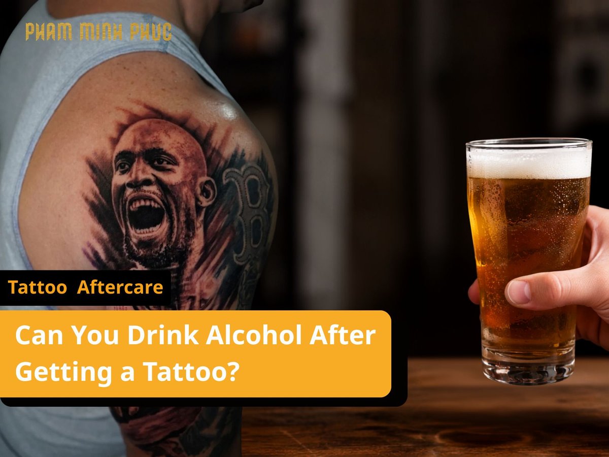 Can You Drink Alcohol After Getting a Tattoo?