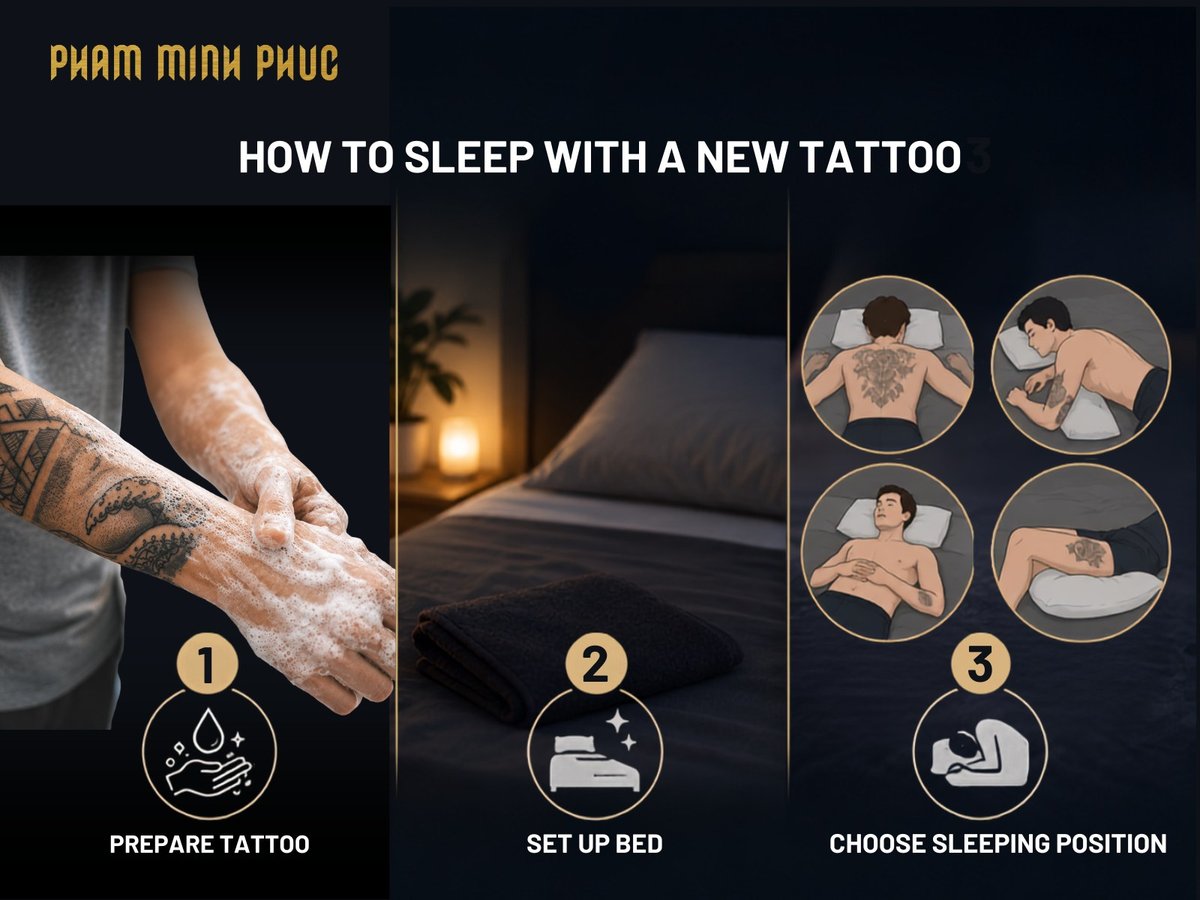 Guide to sleep with a new tattoo