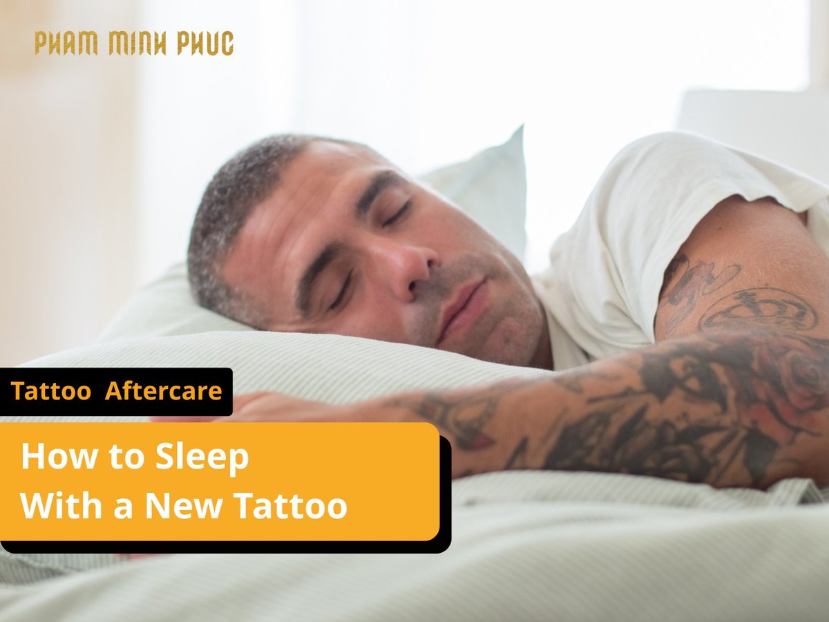 how do i sleep with a new tattoo