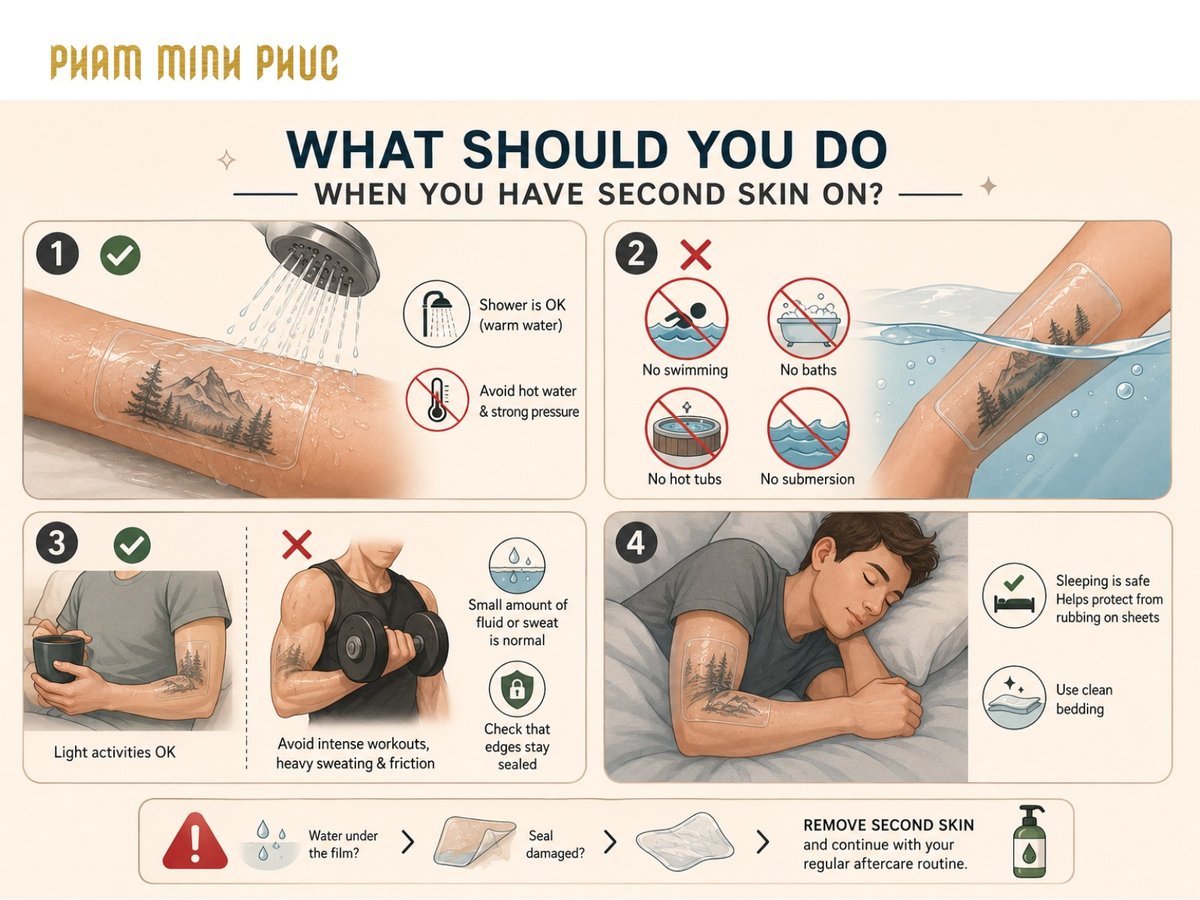things to do when having second skin