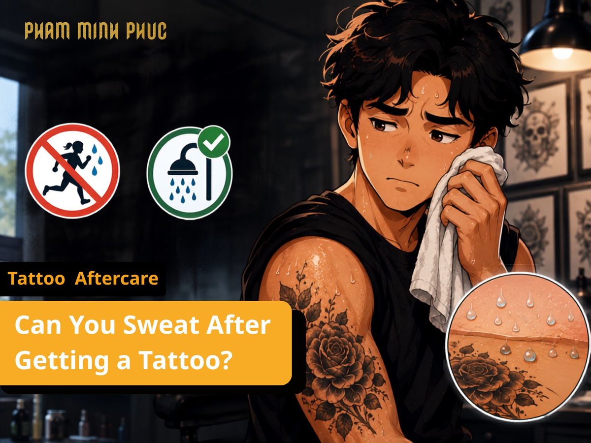 Can You Sweat After Getting a Tattoo?