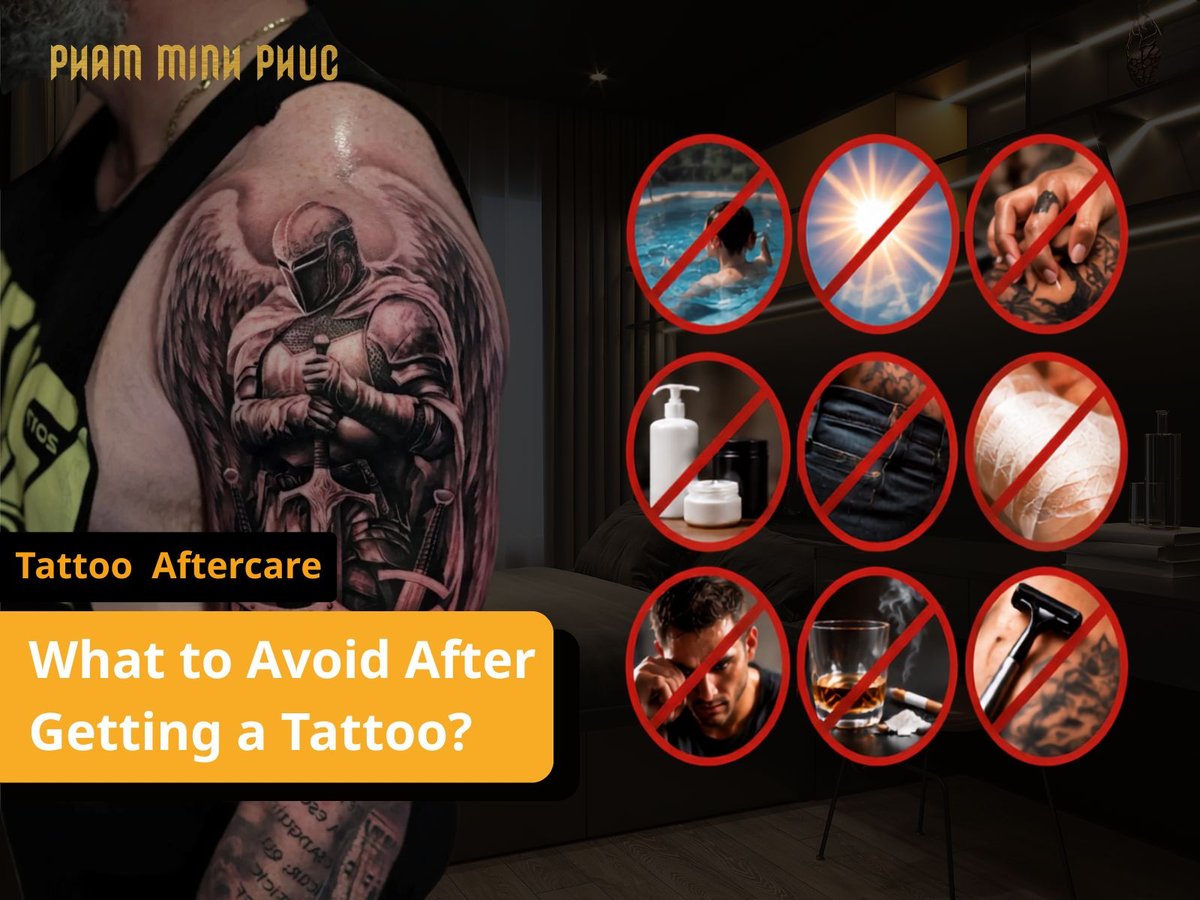 What to Avoid After Getting a Tattoo