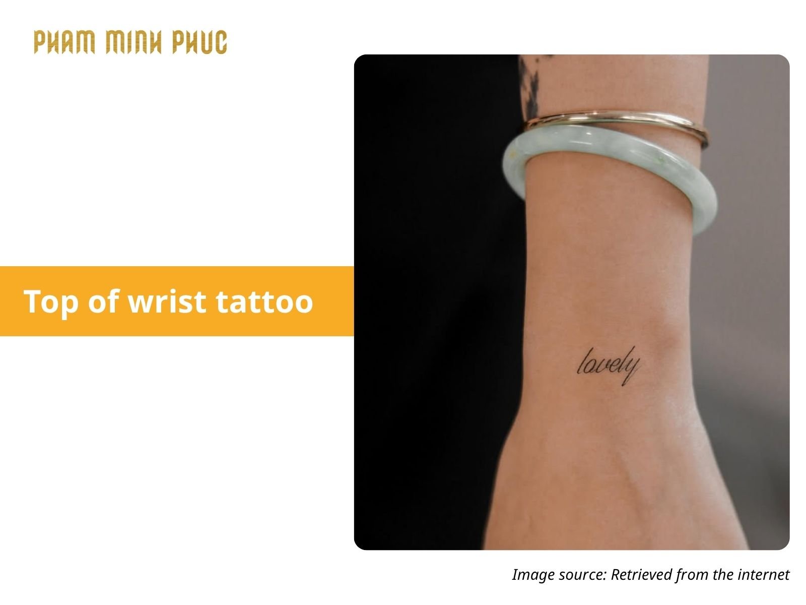 text top wrist tattoo idea